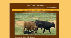 Desktop Screenshot of eastcoastcowdogs.com